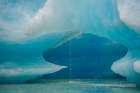 Iceberg melts into Shakes Lake. Art Print